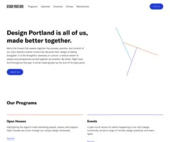 Designweekportland.com(Design Portland) Screenshot