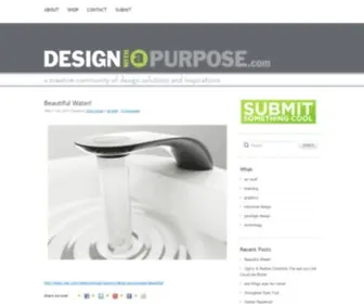 Designwithapurpose.com(Design with a Purpose) Screenshot