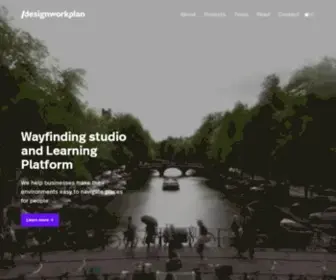 Designworkplan.com(/designworkplan wayfinding design studio and learning platform) Screenshot
