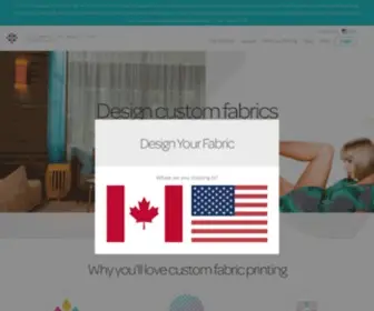 Designyourfabric.com(Design Your Fabric) Screenshot