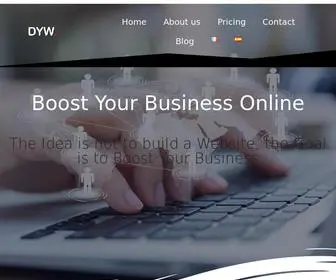 Designyourwebpage.net(Boost Your Business Online The Idea) Screenshot
