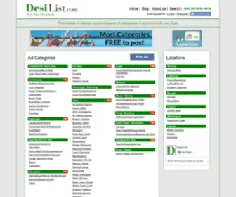 Desilist.com(Welcome) Screenshot