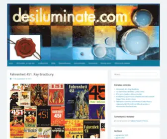 Desiluminate.com(Desilumínate) Screenshot