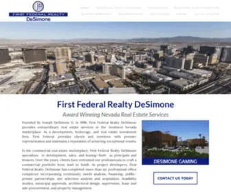 Desimonecommercial.com(A leading commercial real estate company in Las Vegas and Henderson NV) Screenshot