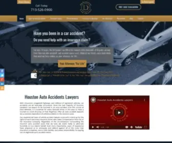 Desimonelawoffice.com(Houston Auto Accidents Attorney) Screenshot