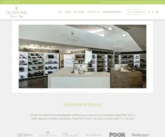 Desimoneshoesandspa.com(DeSimone Shoes and Spa) Screenshot