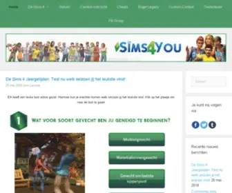 Desims4You.nl(Alle informatie over De Sims 4) Screenshot
