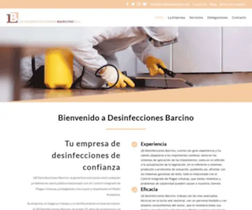 Desinfeccionesbarcino.com(Empresa de desinfecciones) Screenshot