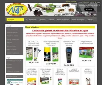 Desinfection-N4D.com(Société N4D) Screenshot