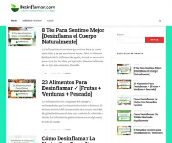 Desinflamar.com(Cómo Desinflamar el Cuerpo con Remedios Caseros) Screenshot