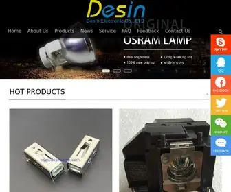 Desinlamp.com(Guangzhou Desin Electronic Co) Screenshot