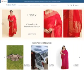 Desipotli.com(Handcrafted Women's Ethnic Wear) Screenshot