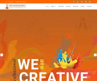Desiredsoft.com(Website Design and Development) Screenshot