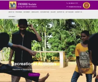 Desiresociety.org(DESIRE Society) Screenshot