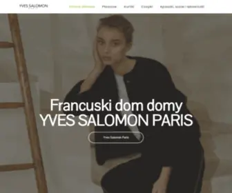 Desirparis.eu(Francuski dom domy YVES SALOMON PARIS) Screenshot