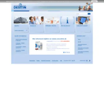 Desitin.sk(Desitin Pharma s.r.o) Screenshot