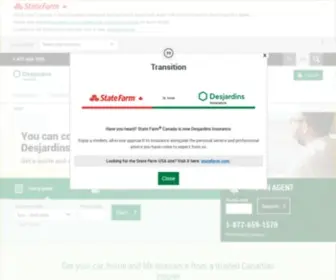 Desjardinsagents.com(A Desjardins Agent understands your needs and) Screenshot