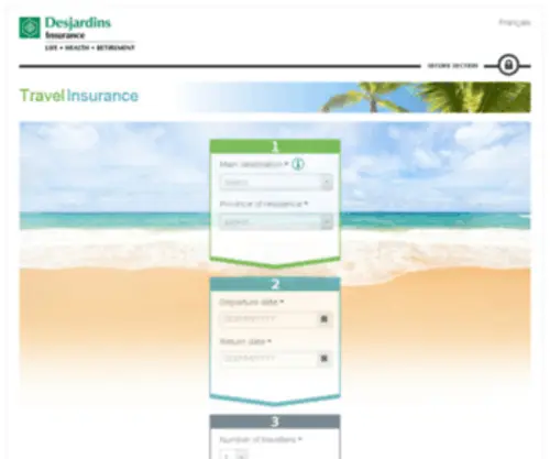 Desjardinstravelinsurance.ca(Desjardinstravelinsurance) Screenshot