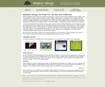 Desjeandesign.com(Custom Web Site Design) Screenshot