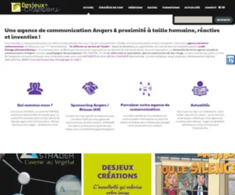 Desjeuxcreations.fr(Agence en Création Graphique) Screenshot