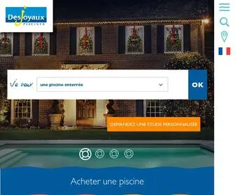 Desjoyaux.fr(La piscine Desjoyaux) Screenshot