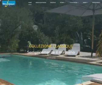 Desjoyaux.it(Piscine Desjoyaux Italia) Screenshot