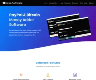 Desk-Software.net(Our PayPal Money Adder) Screenshot