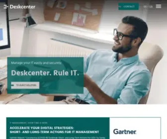 Deskcenter.com(IT-Management bequem und effizient gestalten) Screenshot