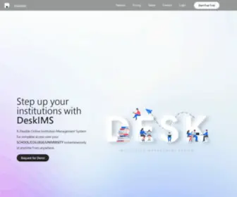 Deskims.io(Institute Management Software) Screenshot