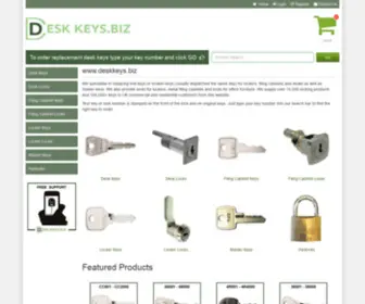 Deskkeys.biz(Replacement Keys & Locks for Lockers) Screenshot