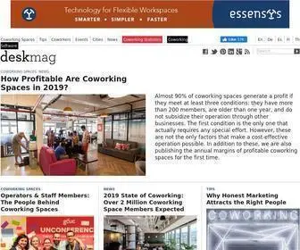 Deskmag.com(The Coworking Magazine) Screenshot