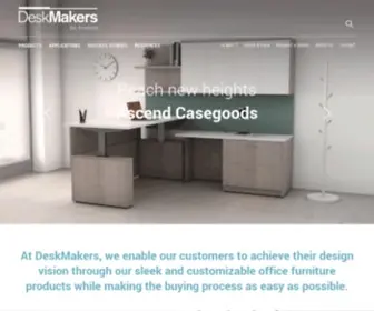 Deskmakers.com(DeskMakers) Screenshot