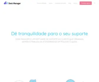 Deskmanager.com.br(Sistema de atendimento Help Desk e Service Desk) Screenshot