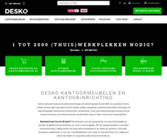 Desko.nl(Kantoormeubelen van Desko) Screenshot