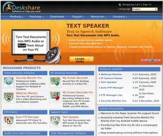 Deskshare.com(Innovative and affordable software to help you excel) Screenshot