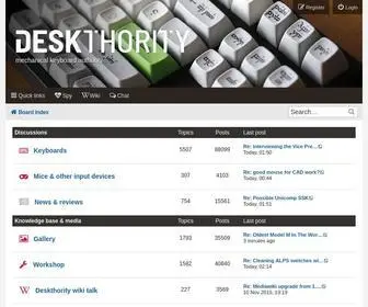 Deskthority.net(Deskthority) Screenshot