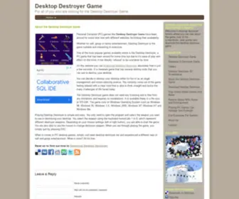 Desktop-Destroyer.net(Desktop Destroyer Game) Screenshot