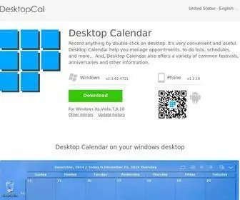 Desktopcal.com(Desktop Calendar) Screenshot