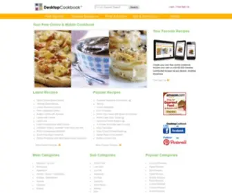 Desktopcookbook.com(Free Online Cookbook) Screenshot