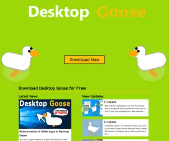 Desktopgoose.net(Download Desktop Goose App for Free) Screenshot