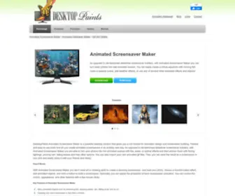 Desktoppaints.com(Animated Screensaver Maker) Screenshot