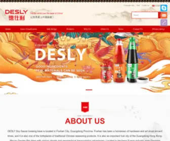 Deslyfoods.com(We are a food company) Screenshot