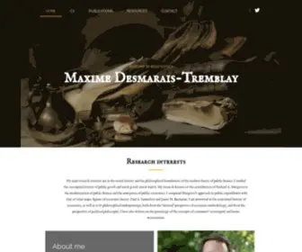 Desmarais-Tremblay.com(Maxime Desmarais) Screenshot