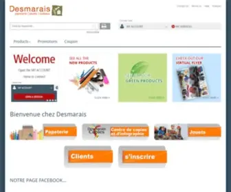 Desmaraispapeterie.ca(Rentrée) Screenshot