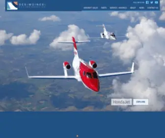 Desmoinesflyingservice.com(Des Moines Flying Service) Screenshot