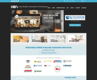 Desmoineshomebuilders.com(The HBA of Greater Des Moines) Screenshot