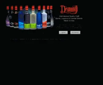 Desmondji.com(Premium international spirits) Screenshot