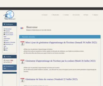 Desmoulins.fr(Bienvenue) Screenshot