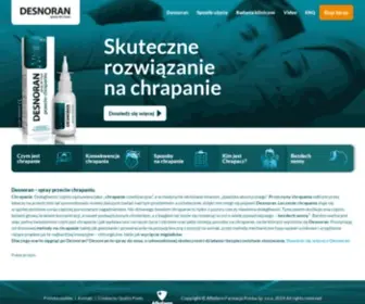 Desnoran.pl(Spray przeciw chrapaniu) Screenshot