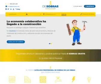 Desobras.es(Material de Obra Sobrante y de Segunda Mano) Screenshot